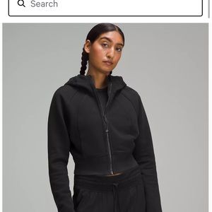 Lululemon full zip scuba